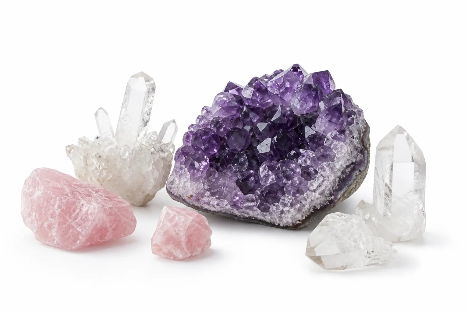 Natural crystal stones