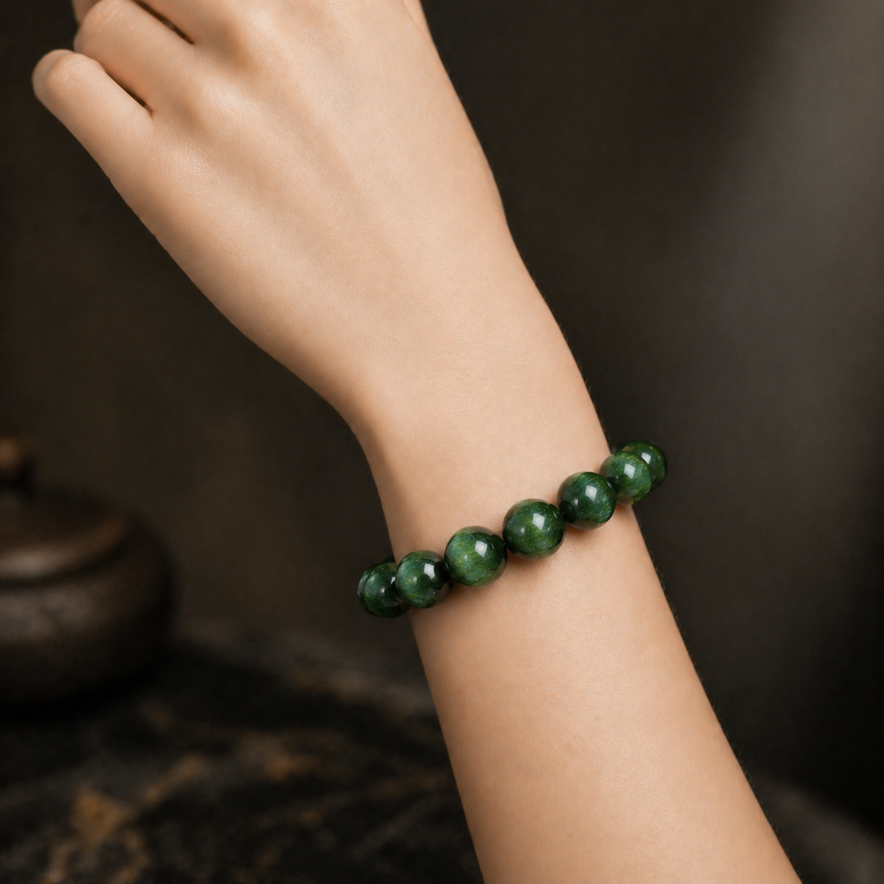 Prosperity Green Crystal Bracelet – Wealth & Abundance Energy