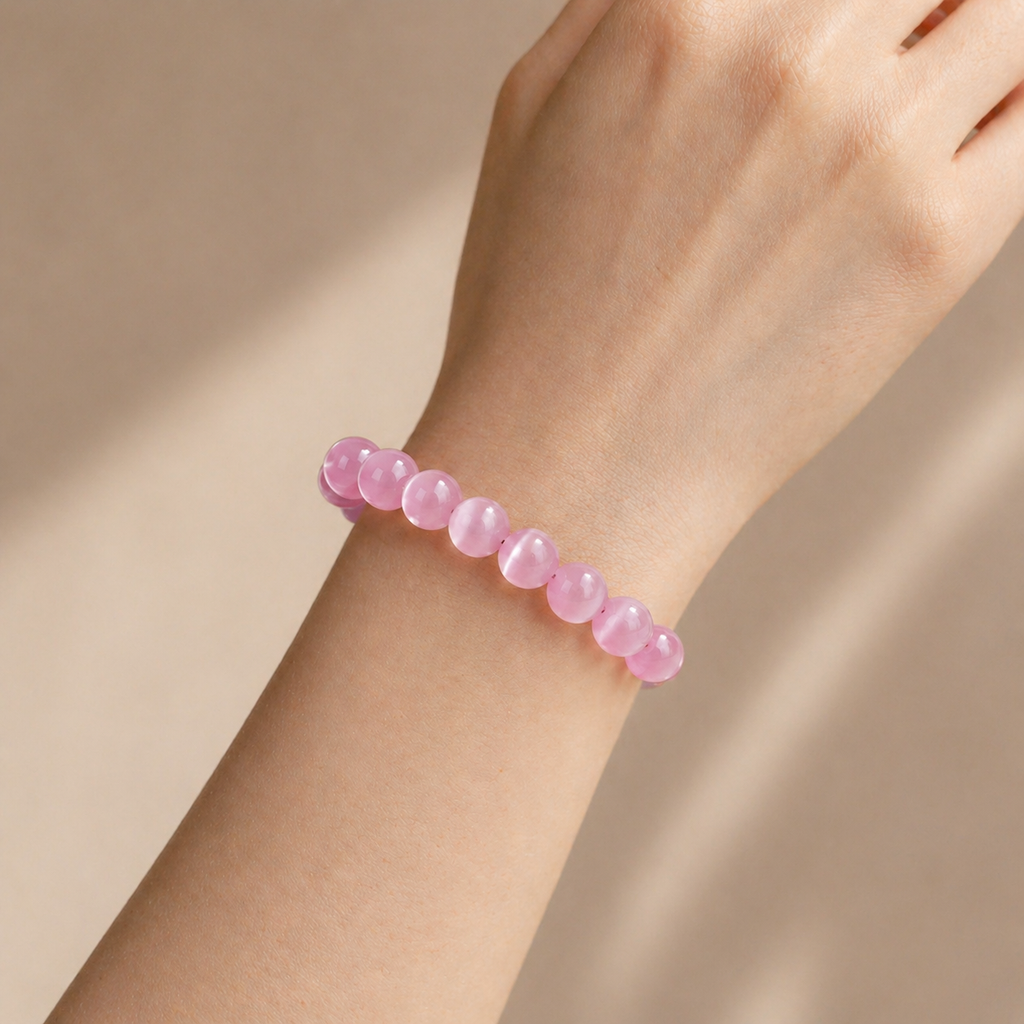 Pink Crystal Bracelet – Love & Attraction Energy
