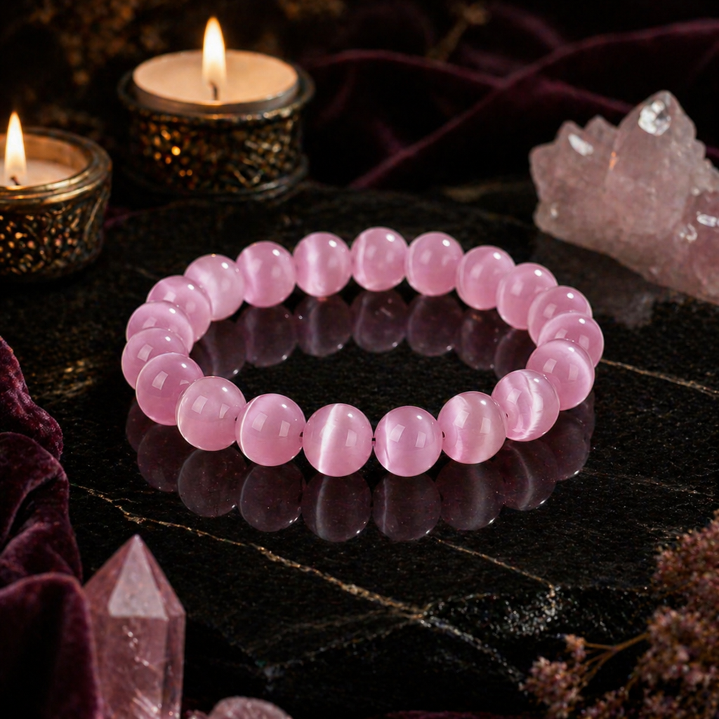 Pink Crystal Bracelet – Love & Attraction Energy