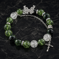 Green Butterfly Crystal Bracelet – Prosperity & Abundance Energy