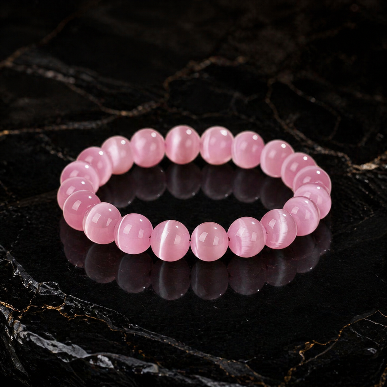 Pink Crystal Bracelet – Love & Attraction Energy