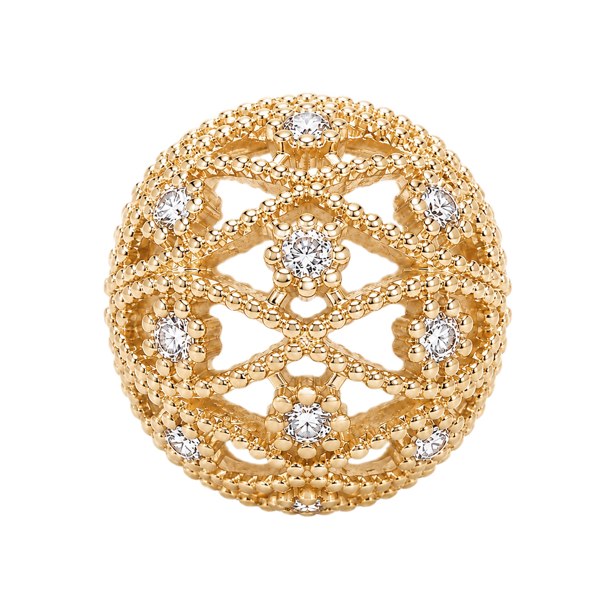 acc-Gold Filigree Ball Spacer
