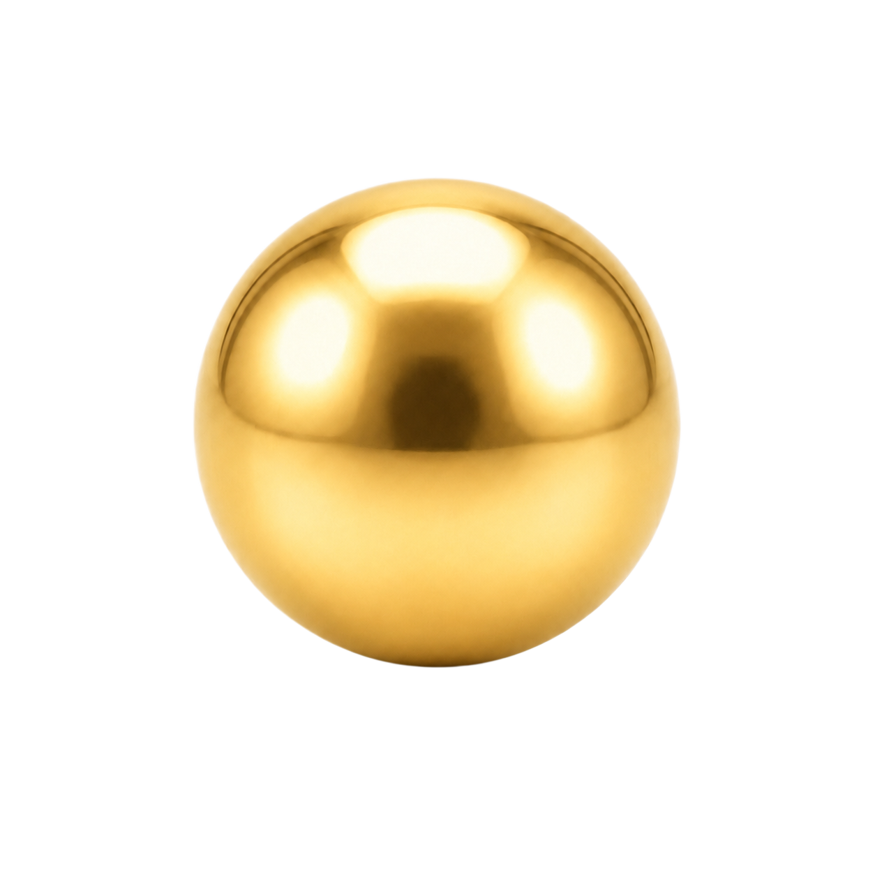 acc-Gold Round Spacer Bead