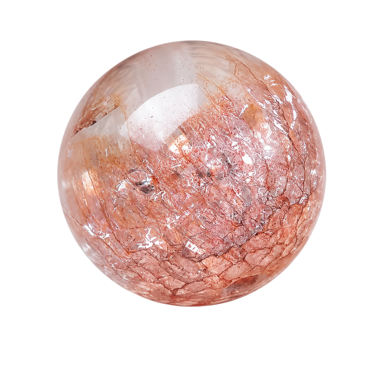 color-Red Tones-Pink Crackle Quartz