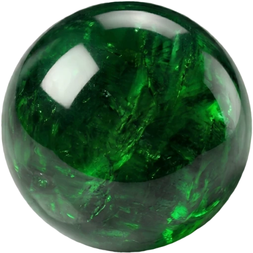 Green Crystal Bead