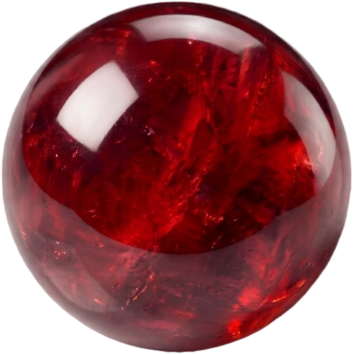 Red Crystal Bead