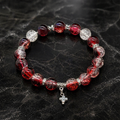 Red Phantom Quartz Bracelet – Luck, Courage & Positive Energy