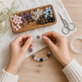 Custom Crystal Bracelet — hand-strung from your design