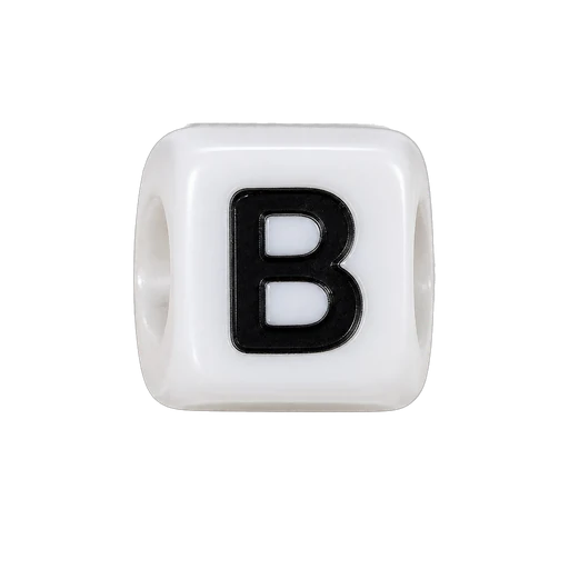 Cube Letter B (clean)
