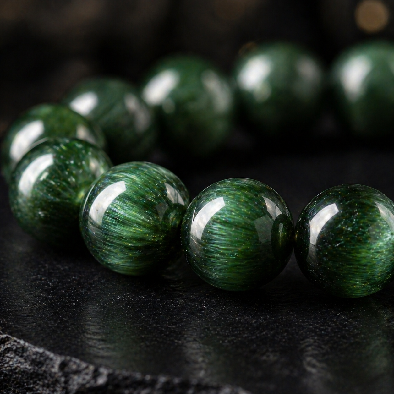 Prosperity Green Crystal Bracelet – Wealth & Abundance Energy