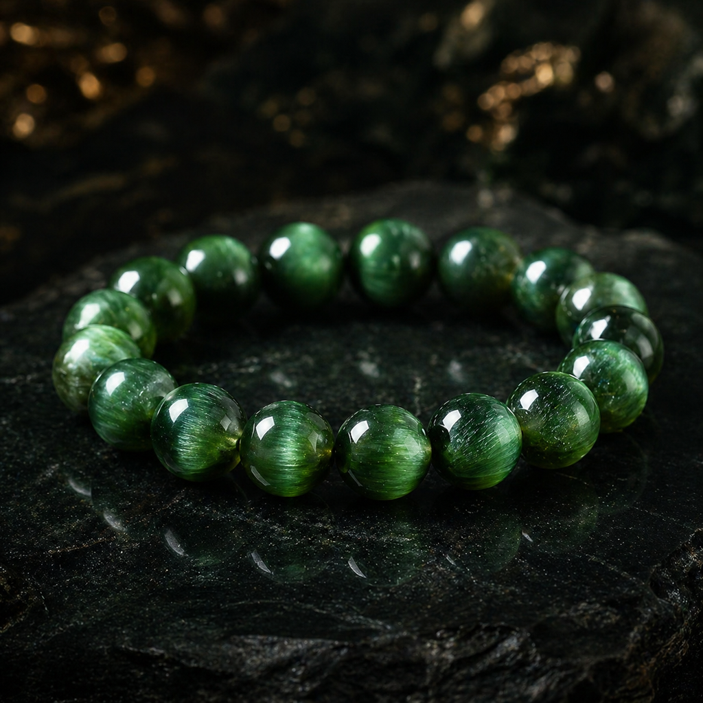 Prosperity Green Crystal Bracelet – Wealth & Abundance Energy