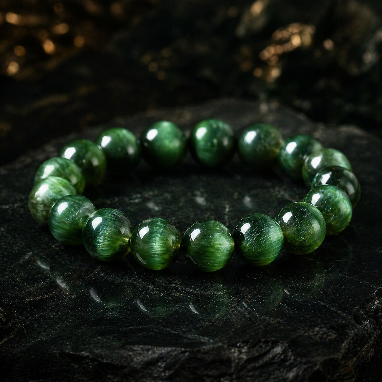 Prosperity Green Crystal Bracelet – Wealth & Abundance Energy
