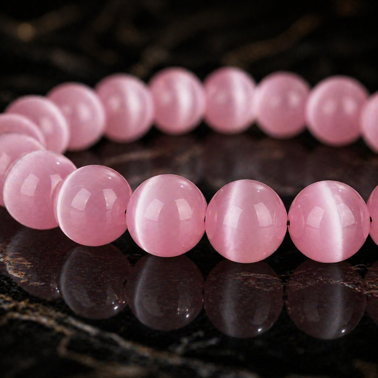Pink Crystal Bracelet – Love & Attraction Energy